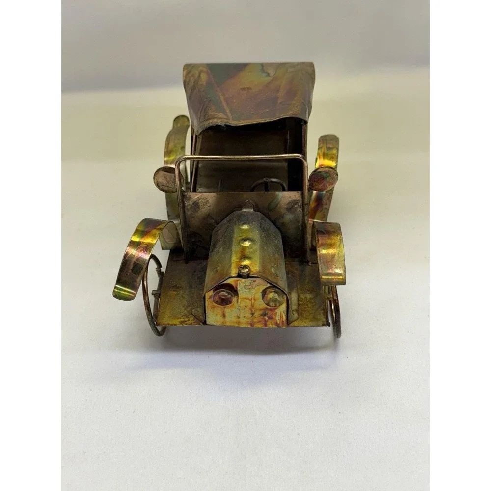 VTG Berkeley Designs Steampunk Metal Classic Car Music Box *Works Great*